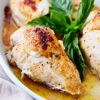 Melhoradores de alimentos naturais em seios de galinha