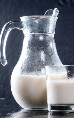Oxidase de glicose em produtos lácteos